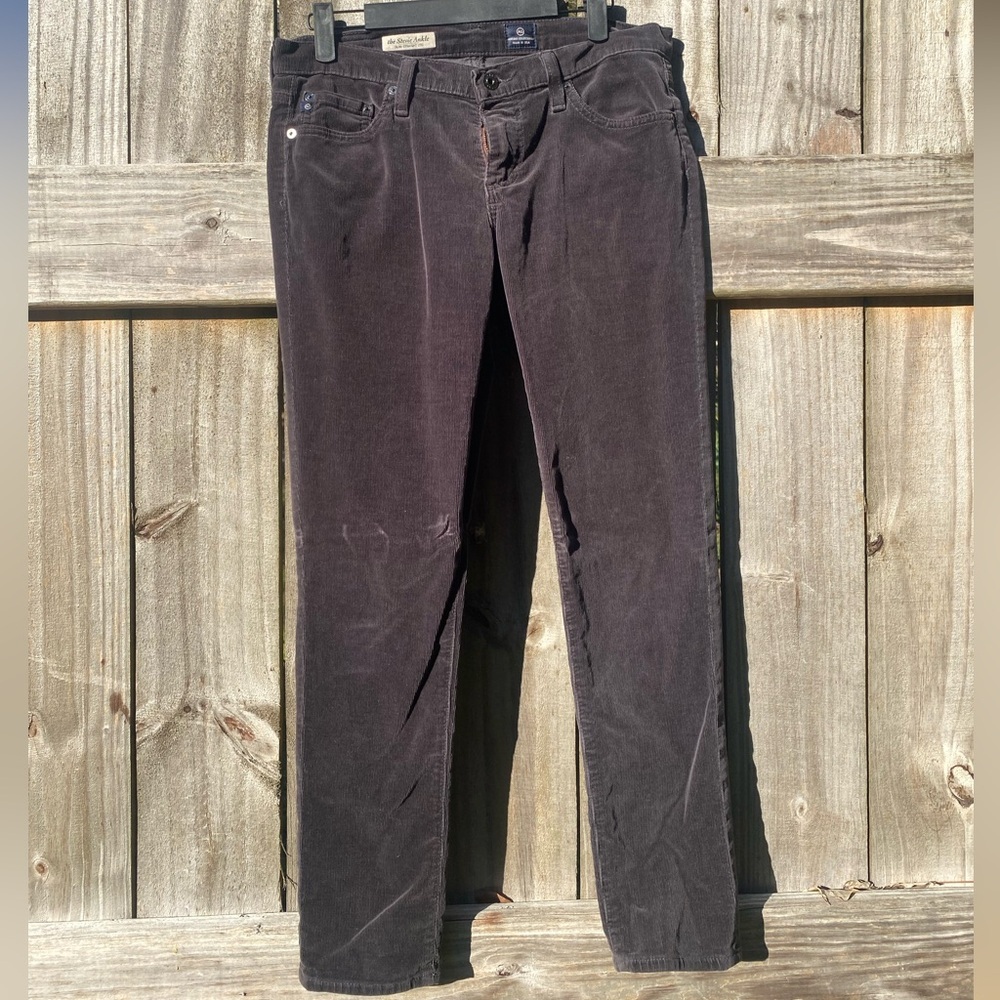 Adriano Goldschmied Brown Corduroy Pants Stevie slim Sz 28